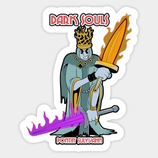 Pontiff Sulyvhan in Cuphead Style! Sticker